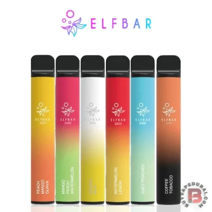 Elfbar 2600 Puffs Disposable Vape In Dubai UAE