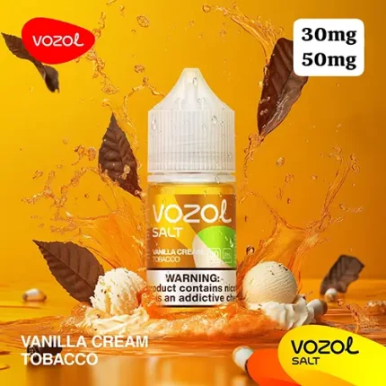 Vozol Salt Vanilla Cream Tobacco 30ML Buy Vape