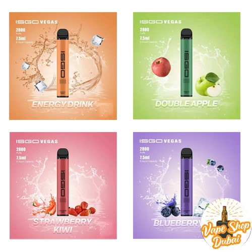 isgo-min.jpg ISGO VEGAS DISPOSABLE VAPE 2800 PUFFS - Image 1