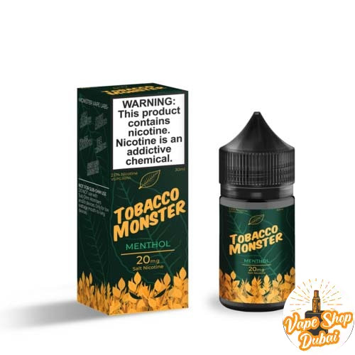 tobacco-monester-saltnic-menthol-30ml.jpg TOBACCO MONSTER SALTNIC MENTHOL 30ML - Image 1