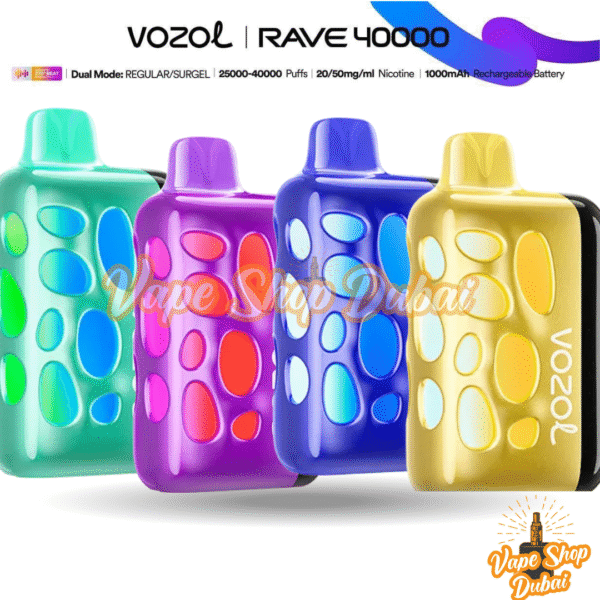 VOZOL RAVE 40000 Puffs Disposable Vape In UAE