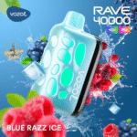 VOZOL RAVE 40000 Puffs Disposable Vape In UAE - Blue Razz Ice