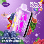 VOZOL RAVE 40000 Puffs Disposable Vape In UAE - Watermelon Razz Rancher