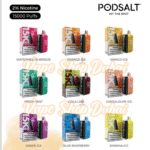 Pod Salt 15000 Puffs Disposable Vape 20mg In UAE - Flavors