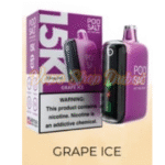 Pod Salt 15000 Puffs Disposable Vape 20mg In UAE - Grape Ice